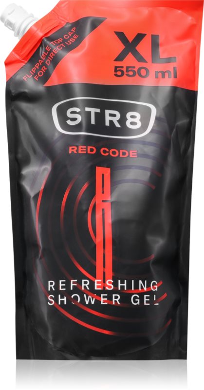 STR8 Red Code gel de duș pentru bărbați 550 ml