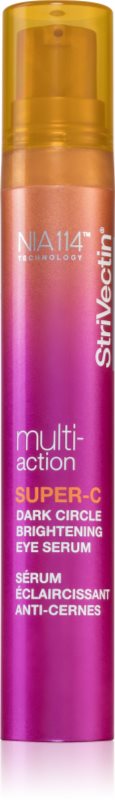 StriVectin Multi-Action Super-C Dark Circle Brightening ser de ochi împotriva pungilor și a ridurilor cu vitamina C 15 ml