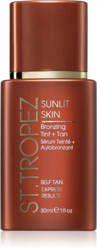 St.Tropez Sunlit Skin Bronzing Tint + Tan crema auto-bronzanta faciale 1 buc