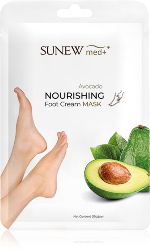 SUNEWMED+ Moisturising Foot Mask with Avocado Oil Sosete cu efect de hidratare pentru tălpile picioarelor 1 pereche