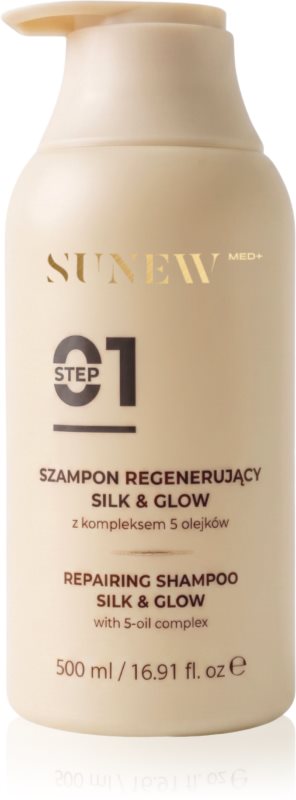 SUNEWMED+ Silk & Glow Repairing Shampoo Sampon de restaurare in profunzime 500 ml