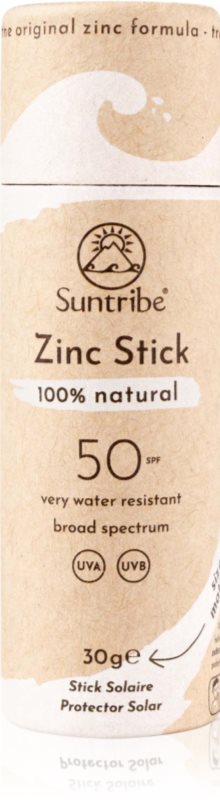 Suntribe Sports Zinc Stick baton de protecție minerală pe zonele sensibile SPF 50