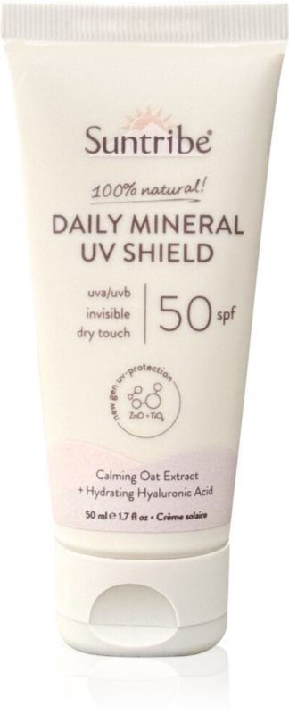 Suntribe Daily Mineral UV Shield Crema de soare cu minerale SPF 50 50 ml