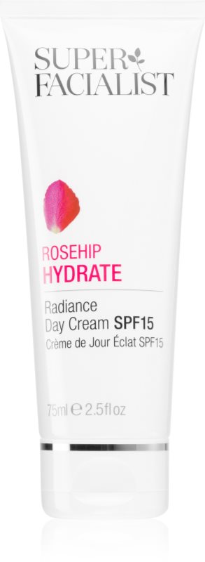Super Facialist Rosehip Hydrate crema hidratanta de zi cu protectie solara SPF 15 75 ml