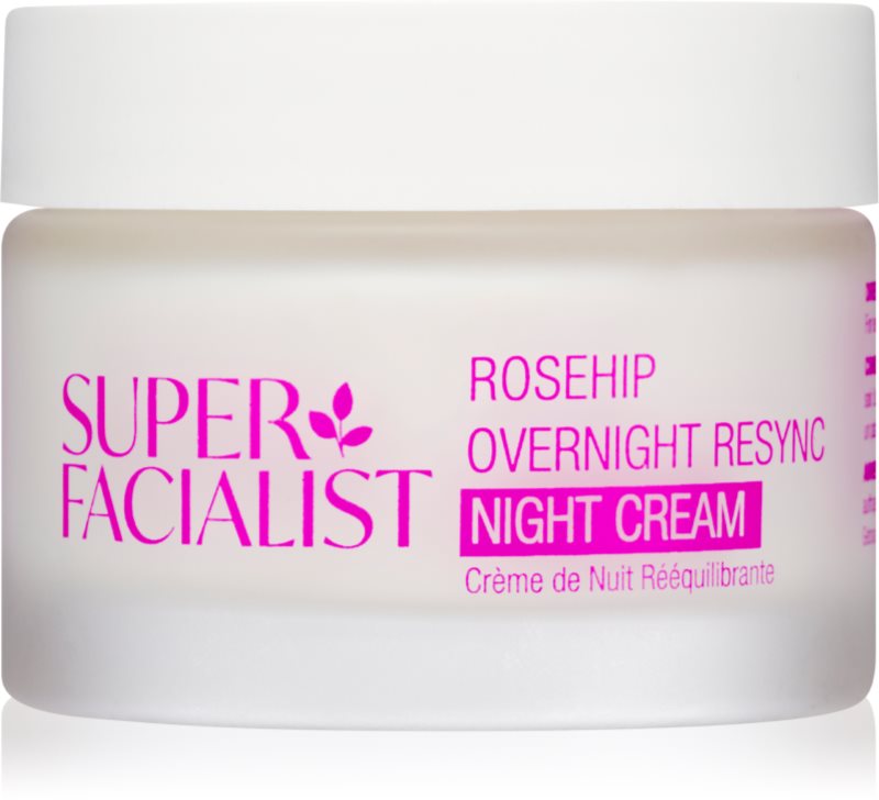 Super Facialist Rosehip Overnight Resync Crema de noapte pentru fermitate si netezire nutritie si hidratare 50 ml