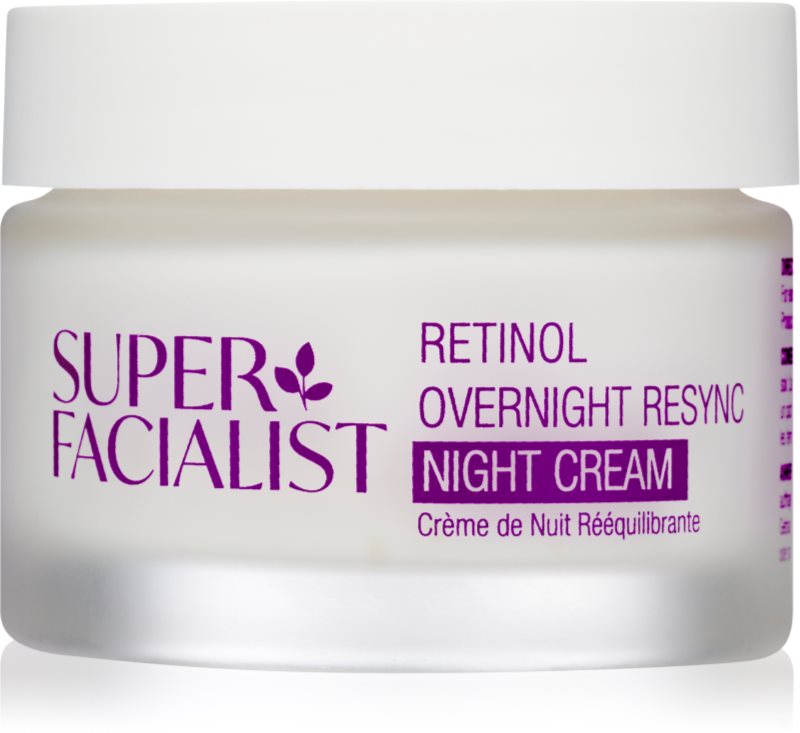 Super Facialist Retinol Overnight Resync crema de noapte care catifeleaza antirid 50 ml