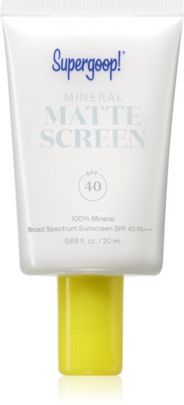 Supergoop! Mattescreen creama minerala SPF 40 20 ml