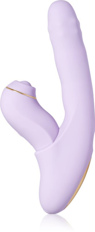 Svakom DuoGlow Thrusting Beaded With Pulsating Stimulator vibrator cu stimularea clitorisului 20.5 cm