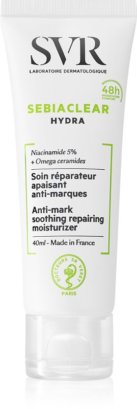 SVR Sebiaclear Hydra crema calmanta si hidratanta pentru pielea cu imperfectiuni 40 ml