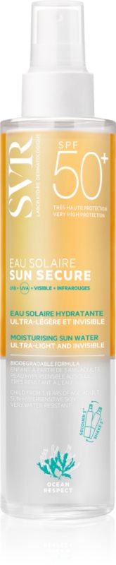 SVR Sun Secure Moisturising Sun Water spray hidratant plaja SPF 50+ 200 ml