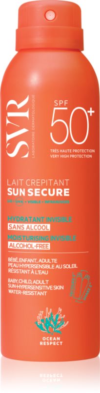 SVR Sun Secure Lait Crepitant loțiune pentru plaja Spray SPF 50+ 200 ml