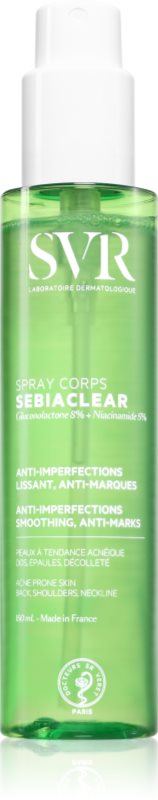 SVR Sebiaclear Spray spray pentru corp impotriva acneei 150 ml