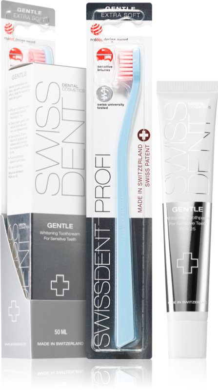 Swissdent Gentle Combo Pack set pentru curatarea perfecta a dintilor Mint