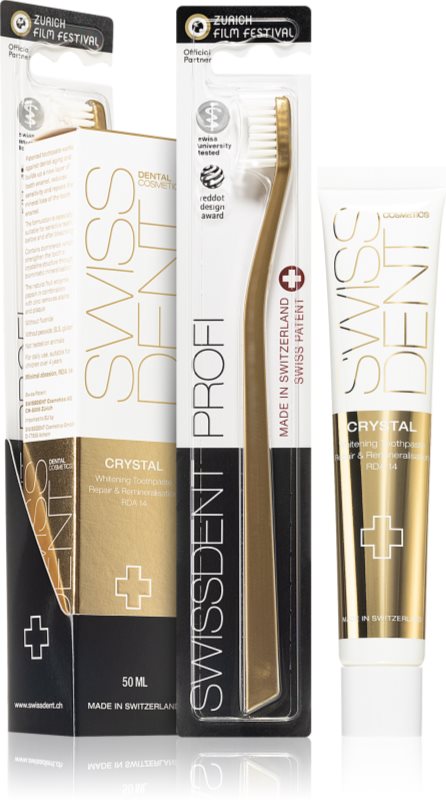 Swissdent Crystal Combo Pack set pentru îngrijirea dentară