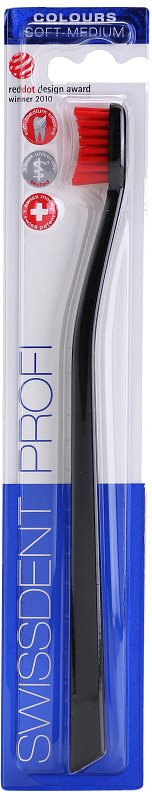 Swissdent Profi Colours Single perie de dinti soft-mediu