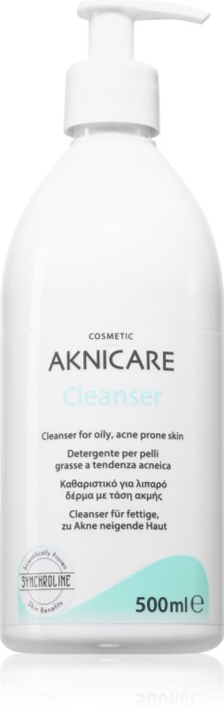 Synchroline Aknicare Cleanser gel de curatare pentru reducerea sebumului pentru ten acneic