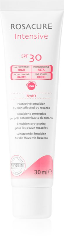 Synchroline Rosacure Intensive Emulsie protectoare pentru pielea sensibila predispuse la roseata SPF 30 30 ml