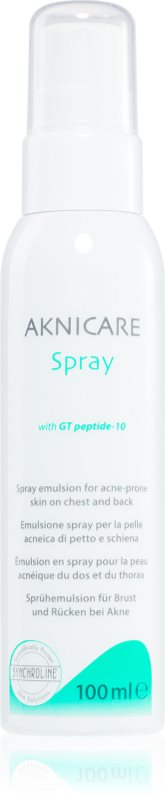 Synchroline Aknicare CB emulsie spray pentru reducere acnee de pe spate si piept 100 ml