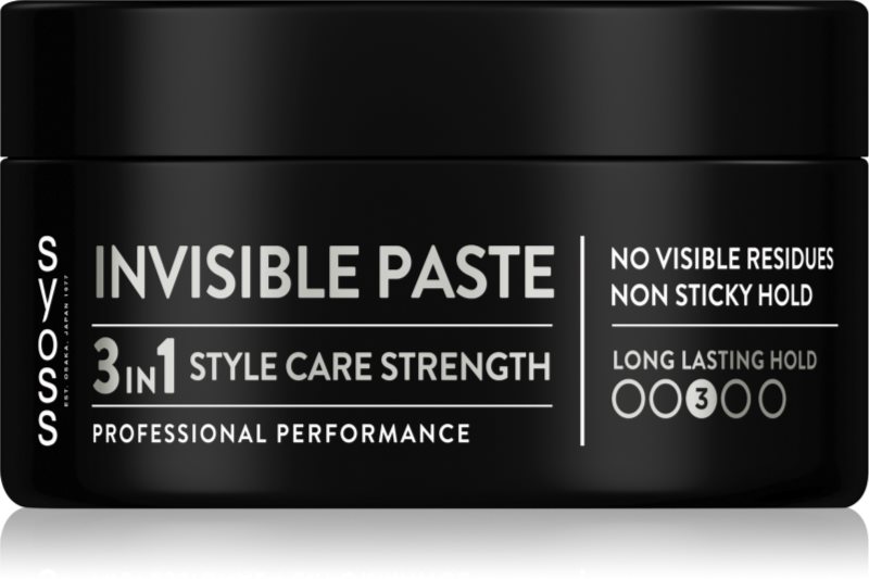 Syoss Invisible Hold pastă de styling transparentă pentru o fixare medie 100 ml