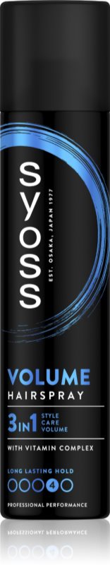 Syoss Volume Hairspray fixativ cu fixare puternică 48 de ore 300 ml