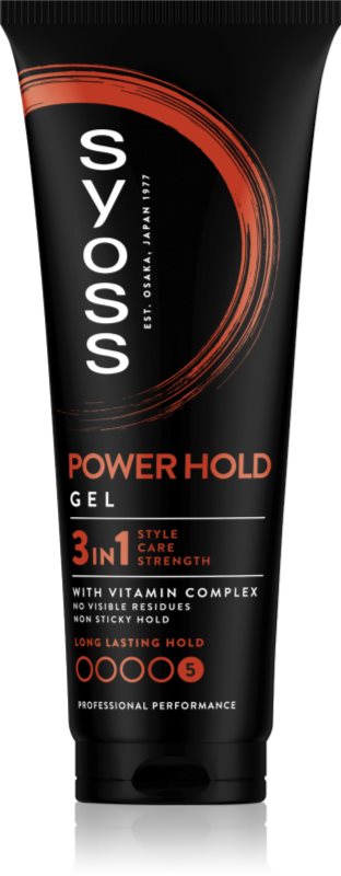 Syoss Power Hold gel de modelare cu fixare foarte puternica 250 ml