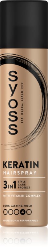 Syoss Keratin Hairspray fixativ cu fixare foarte puternica 300 ml