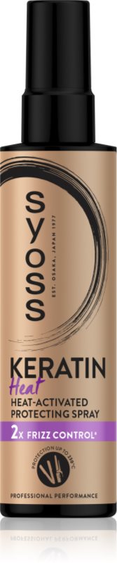 Syoss Keratin Heat spray protector pentru modelarea termica a parului 200 ml