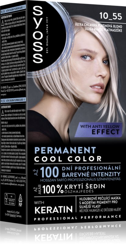 Syoss Permanent Cool Color Culoare permanenta pentru par cu subton rece