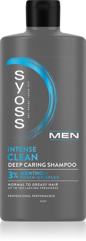 Syoss Men Intense Clean șampon pentru par normal spre gras 440 ml