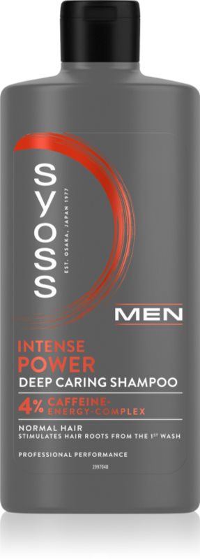 Syoss Men Intense Power sampon fortifiant cu cafeina 440 ml
