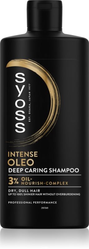 Syoss Intense Oleo șampon pentru un par stralucitor si catifelat 440 ml