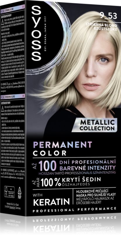 Syoss Permanent Color Metallic Collection Culoare permanenta pentru par
