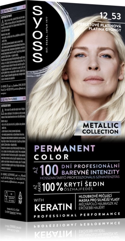 Syoss Color Metallic Collection Culoare permanenta pentru par