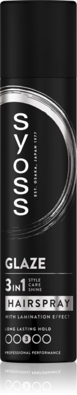 Syoss Intense Glaze Hairspray fixativ păr pentru fixare medie pentru stralucire 300 ml