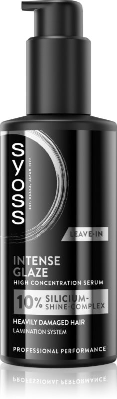 Syoss Intense Glaze High Concentration Serum ser fara clatire pentru par foarte deteriorat 100 ml