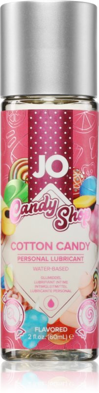 System JO Candy Shop H2O Cotton Candy gel lubrifiant cu aromă 60 ml
