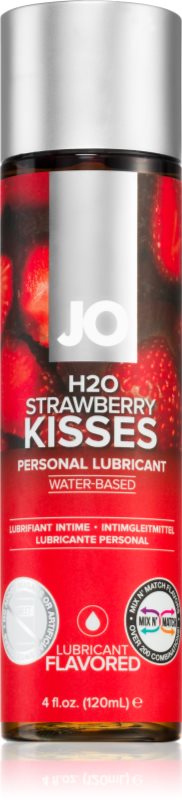 System JO H2O STRAWBERRY gel lubrifiant cu aromă 120 ml
