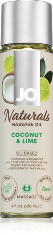 System JO NATURALS COCONUT & LIME ulei de masaj 120 ml