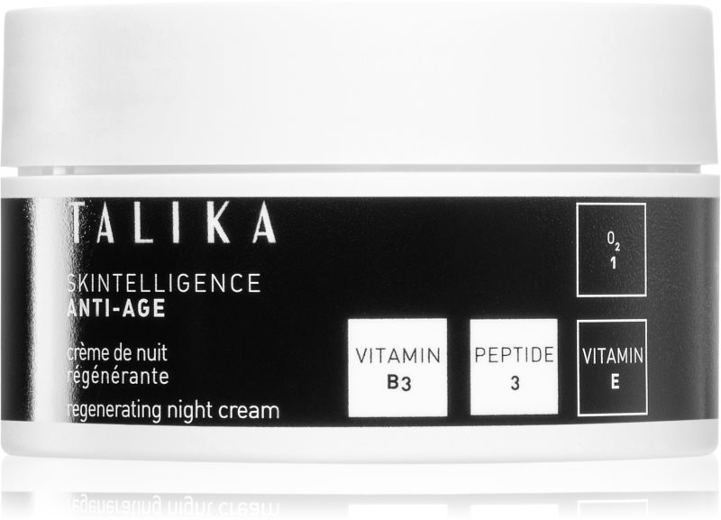 Talika Skintelligence Anti-Age Regenerating Night Cream crema regeneratoare de noapte anti-imbatranire si de fermitate a pielii 50 ml