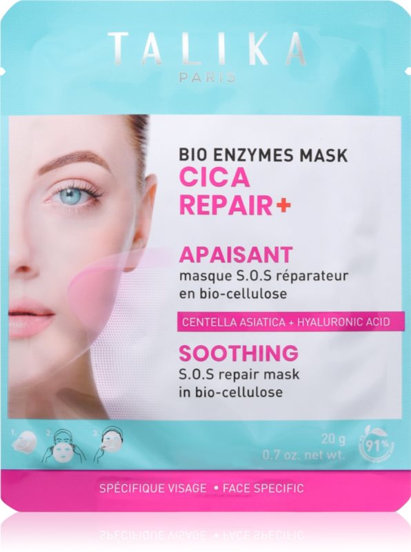 Talika Bio Enzymes Cica Repair Soothing masca pentru celule pentru ten acneic 20 g