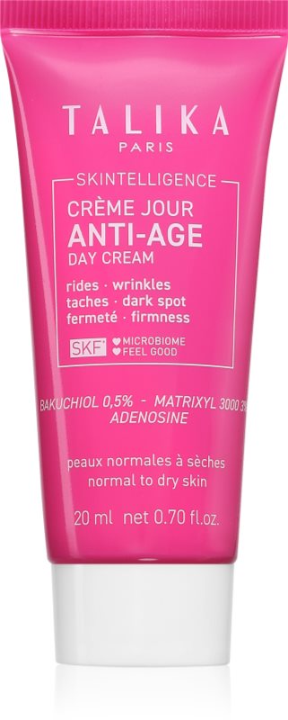 Talika Skintelligence Anti-Age Regenerating Day Cream cremă de zi antirid pentru piele normala si uscata 20 ml