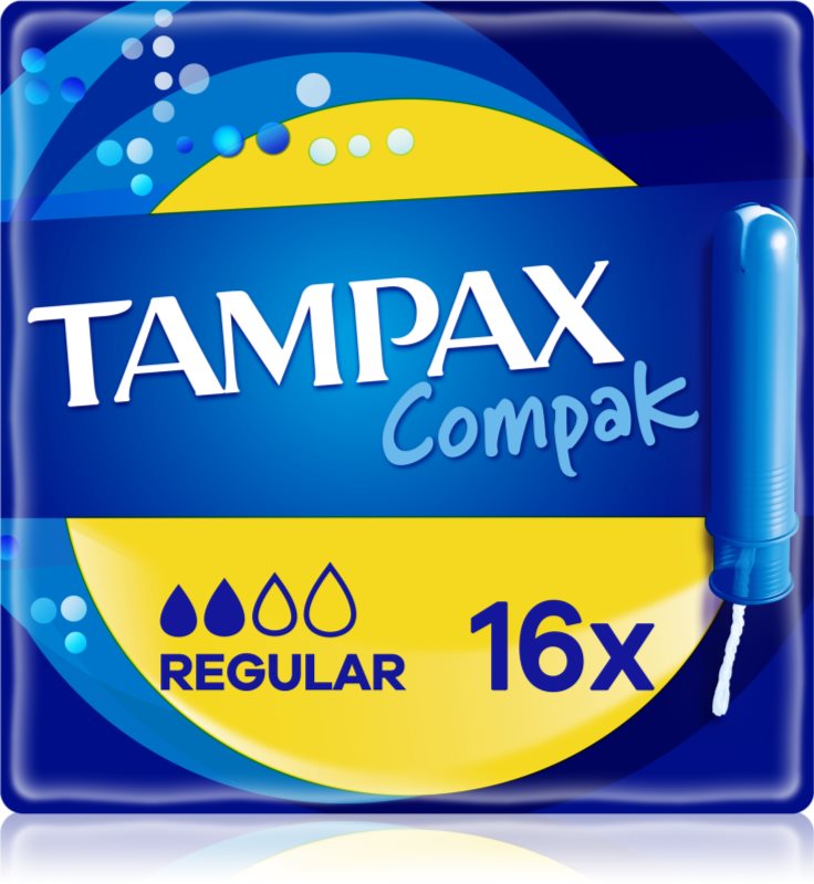 Tampax Compak Regular tampoane cu aplicator 16 buc