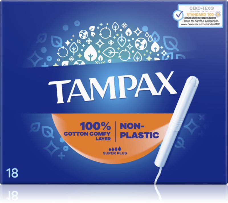 Tampax Super Plus tampoane cu aplicator 18 buc