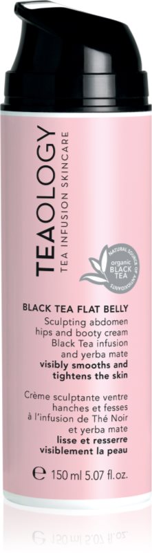 Teaology Body Black Tea Flat Belly Cream crema pentru slabit 150 ml