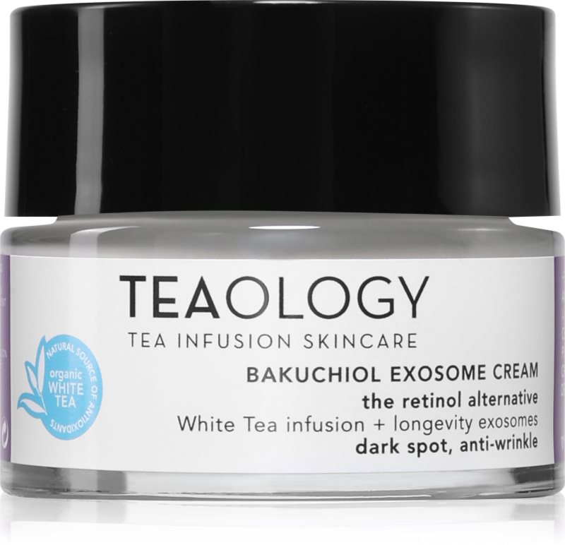 Teaology Bakuchiol Infusion Exosome Cream crema anti-rid hidratanta impotriva petelor intunecate 50 ml