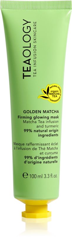 Teaology Cleansing Golden Matcha Firming Glowing Mask masca hidratanta pentru pielea uscata 100 ml