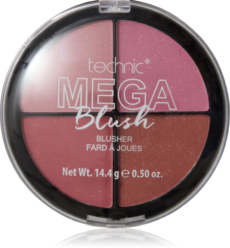Technic Cosmetics Mega Blush paleta fard de obraz 14.4 g