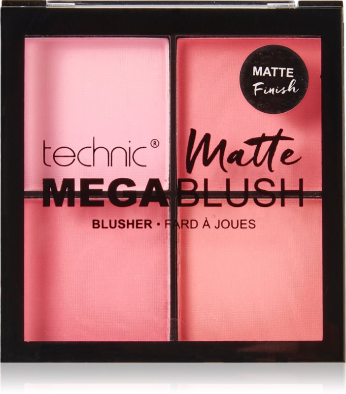 Technic Cosmetics Mega Blush paleta fard de obraz cu efect matifiant 11.2 g