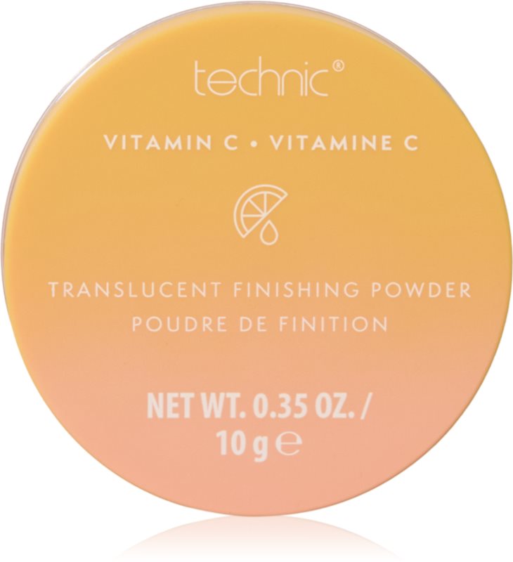 Technic Cosmetics Vitamin C stralucire, pulbere vrac pentru o nota de catifea pentru piele 10 g