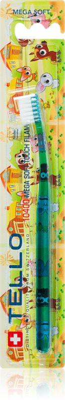 TELLO Kids 10400 periuta de dinti pentru copii Mega Soft 1 buc